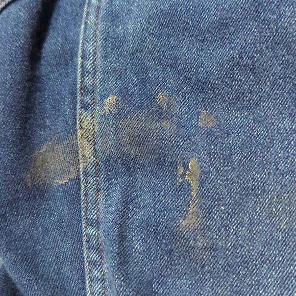 Vintage Long Haul Mens Full Cut Jeans 48x28.5 Blue Dark Wash Made USA - Picture 11 of 11